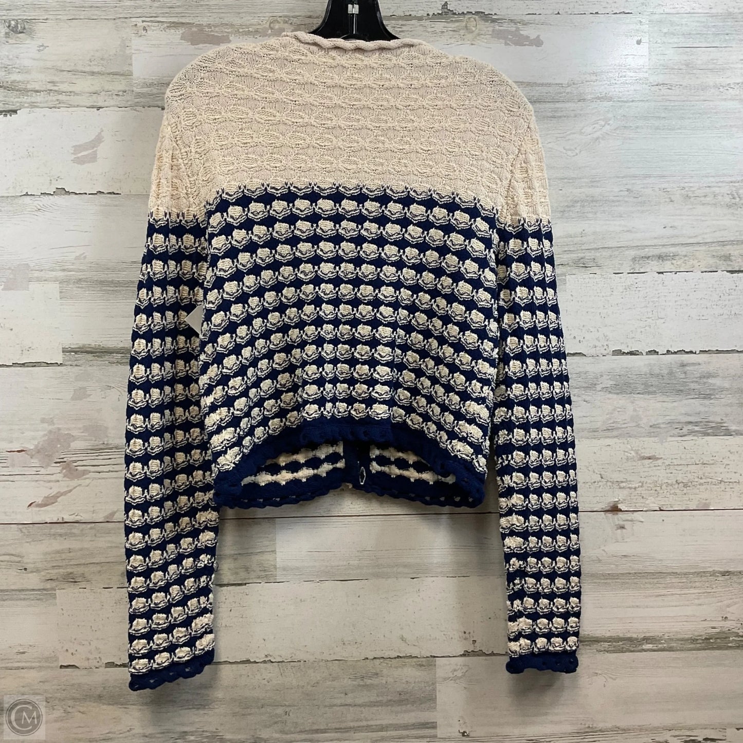 Sweater Cardigan By J. Crew In Cream, Size: S