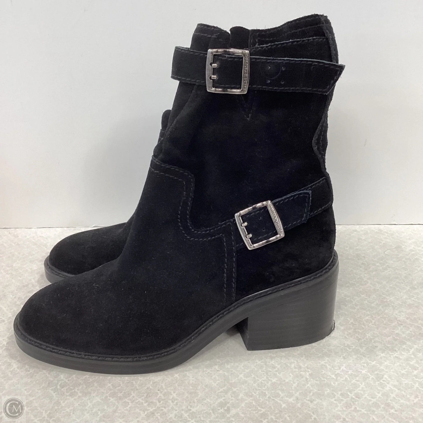 Boots Ankle Heels By Vince Camuto In Black, Size: 8