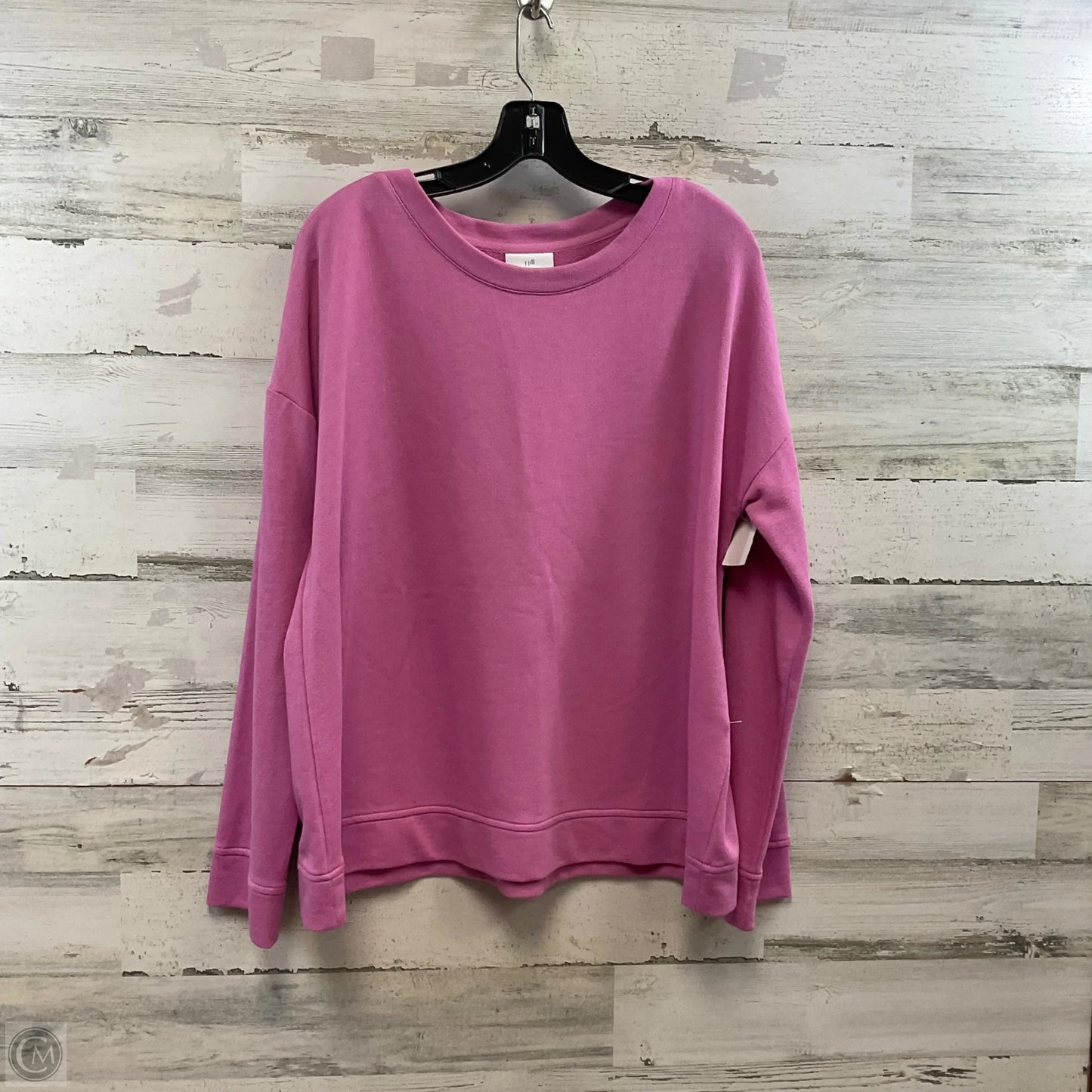 Top Long Sleeve By J. Jill In Pink, Size: L