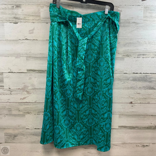 Skirt Maxi By Ann Taylor In Green, Size: L