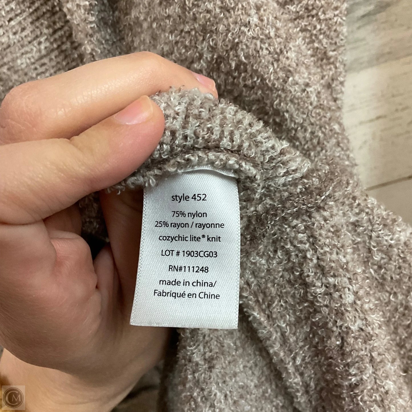 Sweater Cardigan By Barefoot Dreams In Brown, Size: Xs