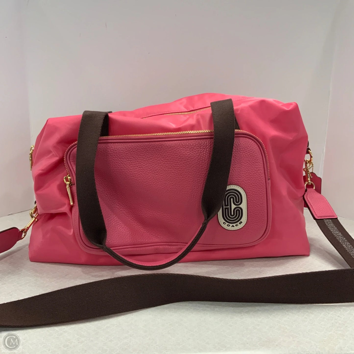Tote Designer By Coach, Size: Medium