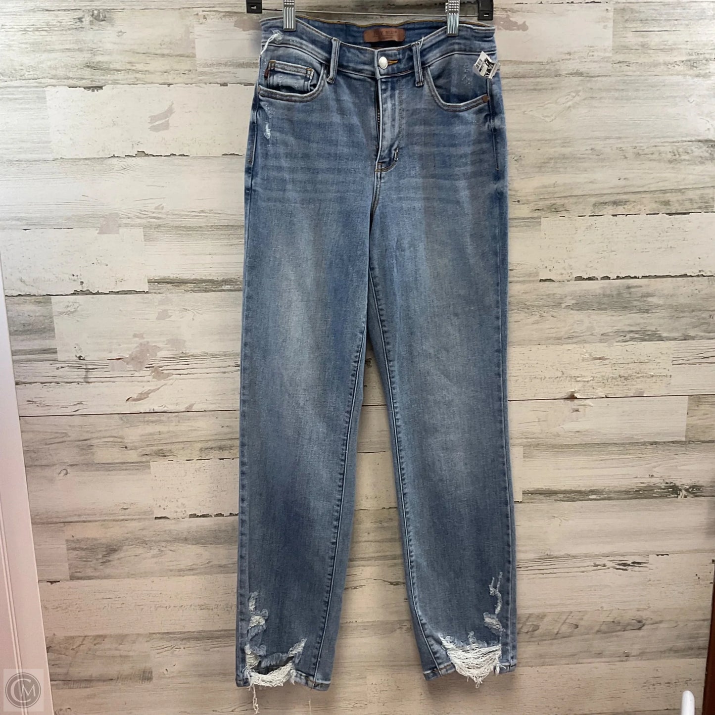 Jeans Straight By Judy Blue In Blue Denim, Size: 2