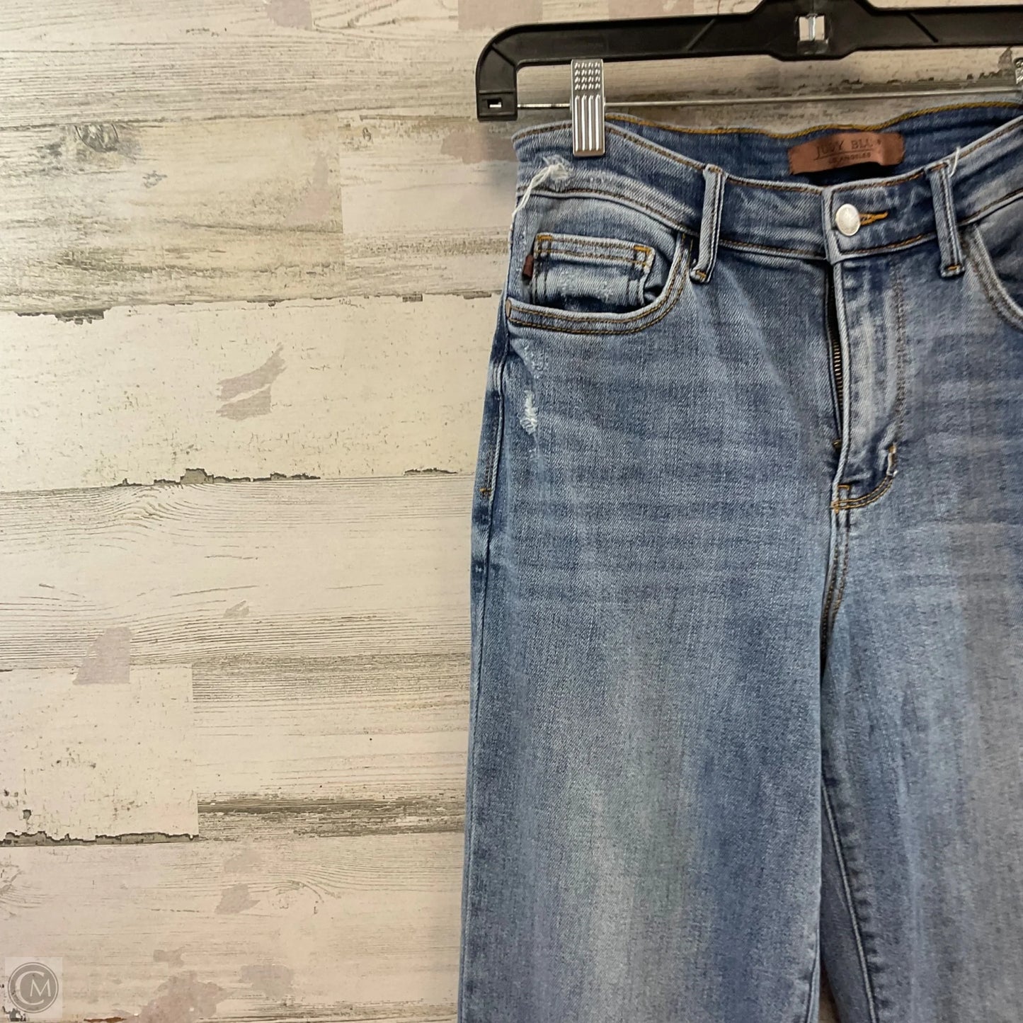 Jeans Straight By Judy Blue In Blue Denim, Size: 2