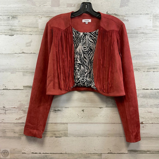 Jacket Other By Fate In Red, Size: M