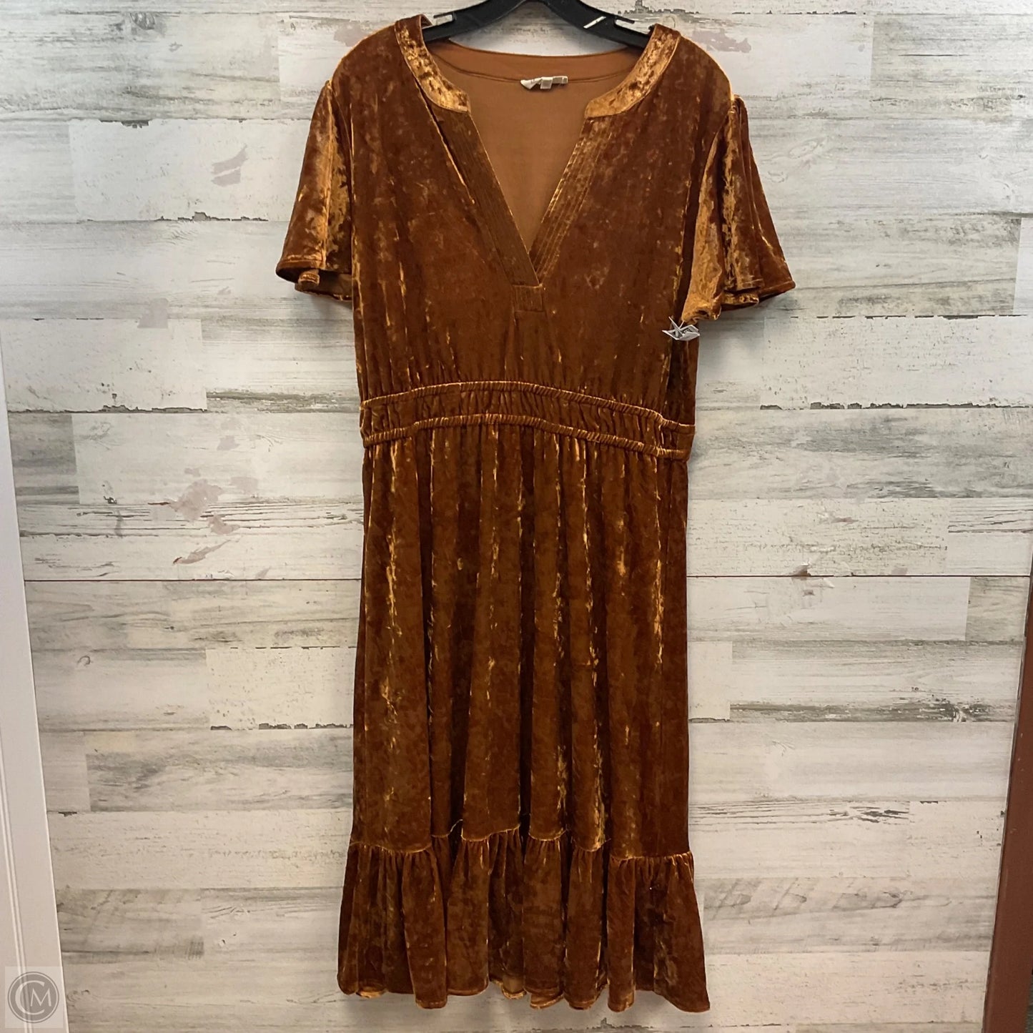 Dress Casual Midi By Mystree In Brown, Size: L