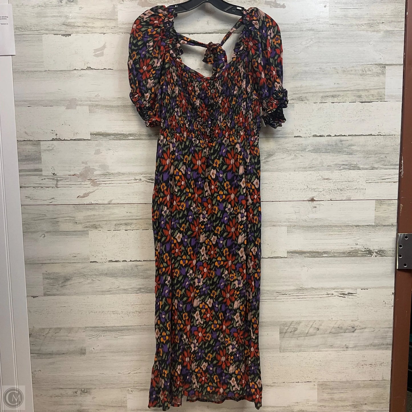 Dress Casual Maxi By Beachlunchlounge In Black & Purple, Size: M