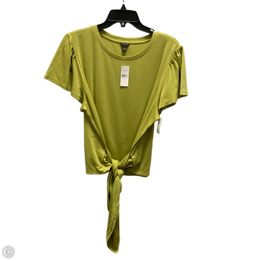 Top Short Sleeve By Ann Taylor In Green, Size: Xl