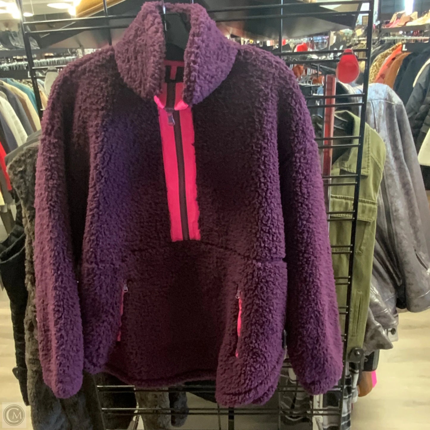 Sweatshirt fleece By Lou And Grey In Purple, Size: M