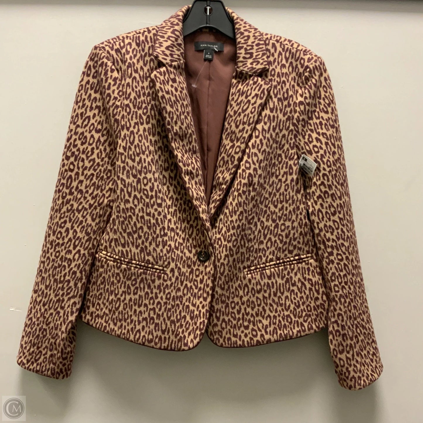 Blazer By Ann Taylor In Brown, Size: M