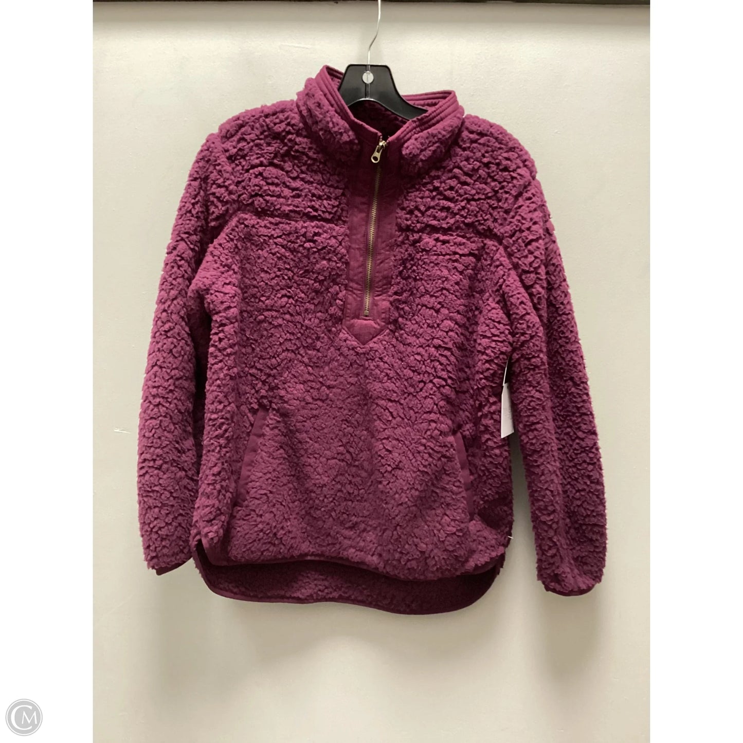 Jacket Fleece By Time And Tru In Purple, Size: M
