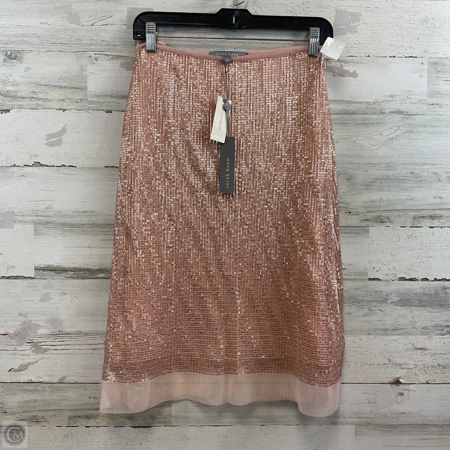 Skirt Midi By Anthropologie In Pink, Size: Xs