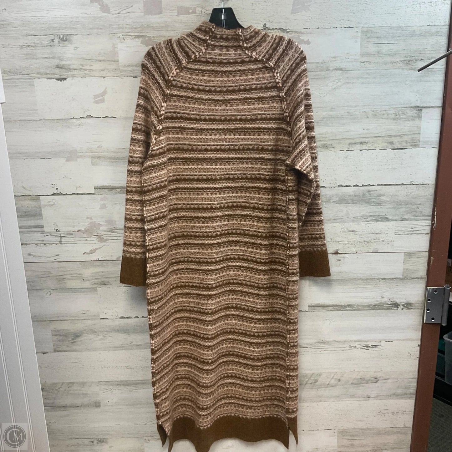 Dress Sweater By STOTCH DROP In Brown, Size: Xs