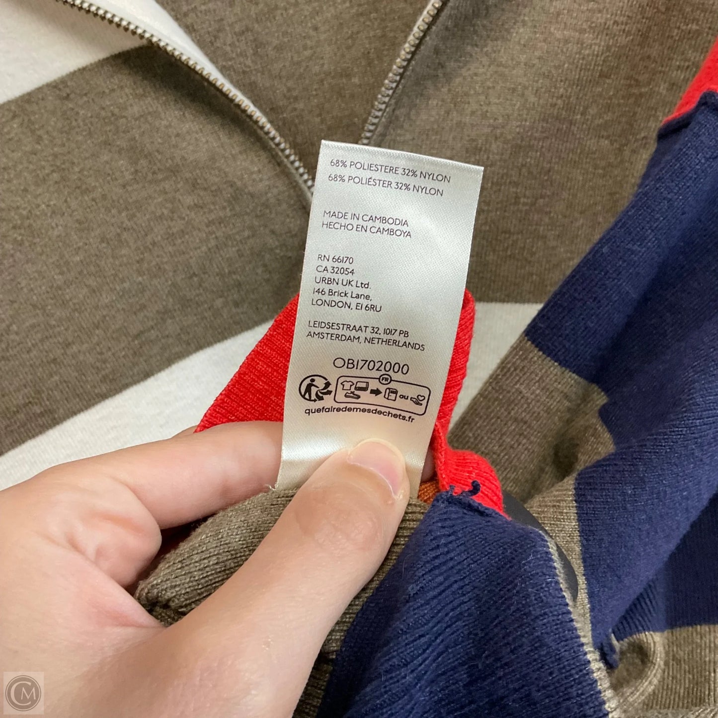 Top Long Sleeve By Free People In Orange & Tan, Size: S