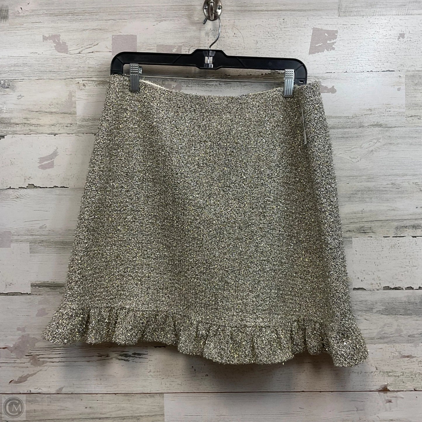 Skirt Designer By Kate Spade In Gold, Size: 14
