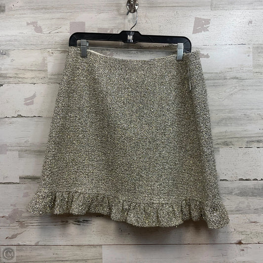 Skirt Designer By Kate Spade In Gold, Size: 14