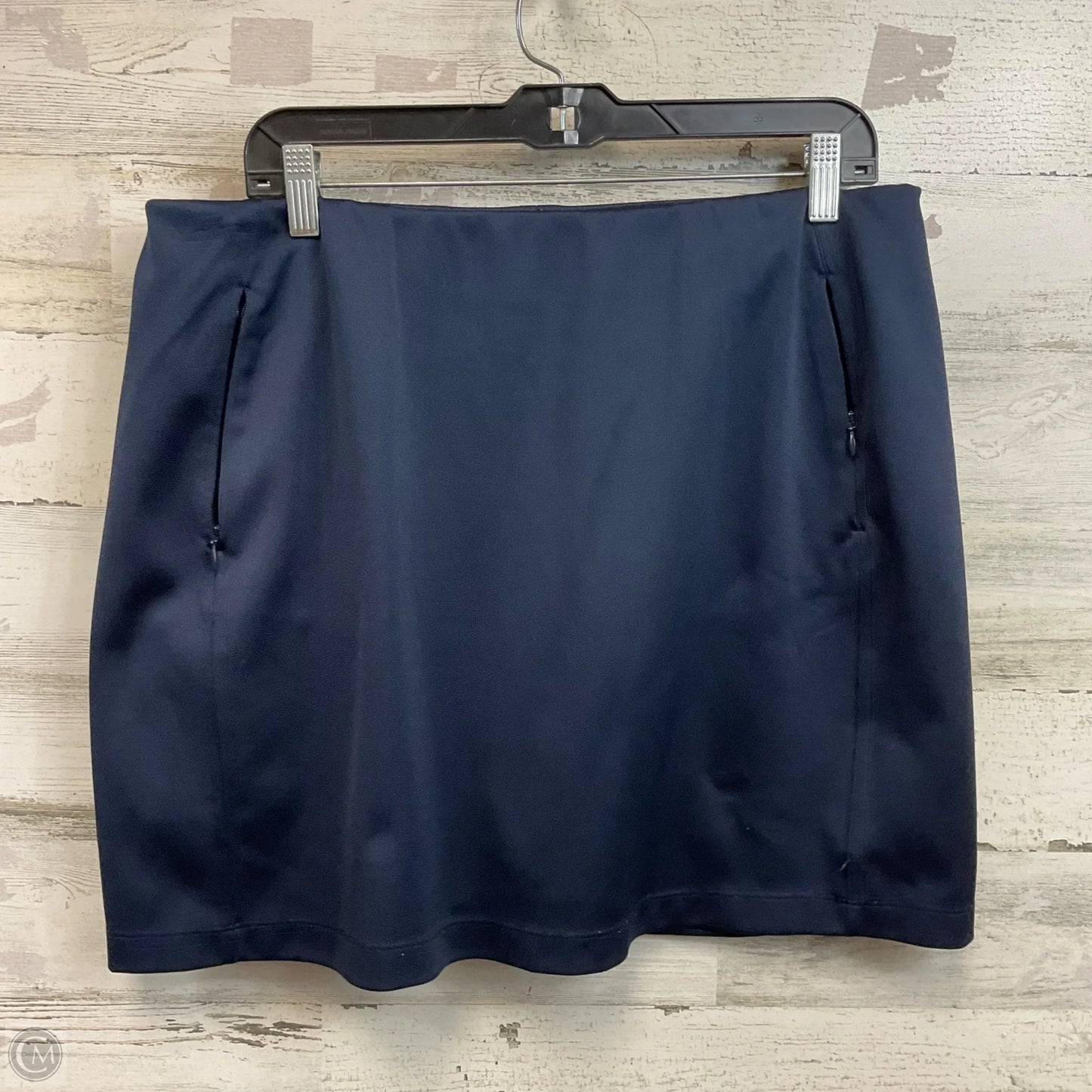 Skirt Designer By Tory Burch In Navy, Size: Xl