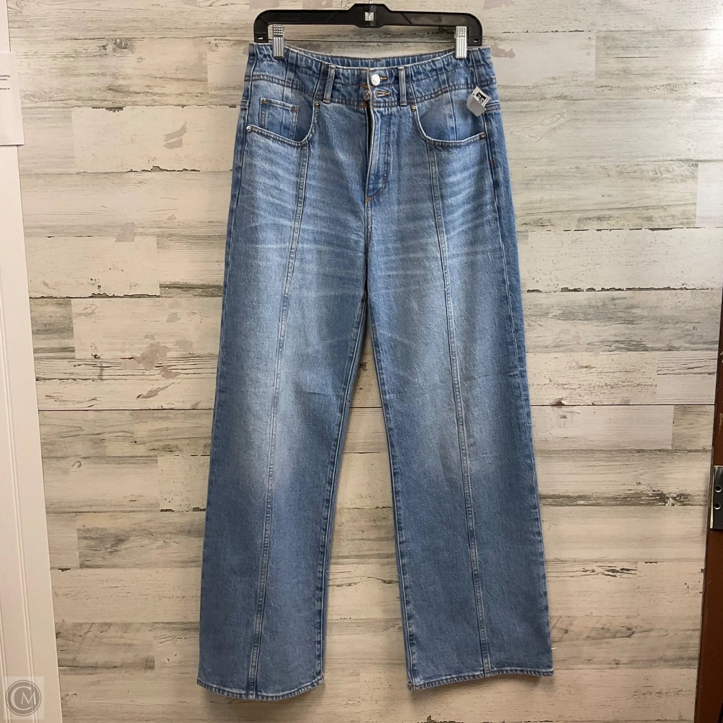Jeans Wide Leg By Loft In Blue Denim, Size: 6