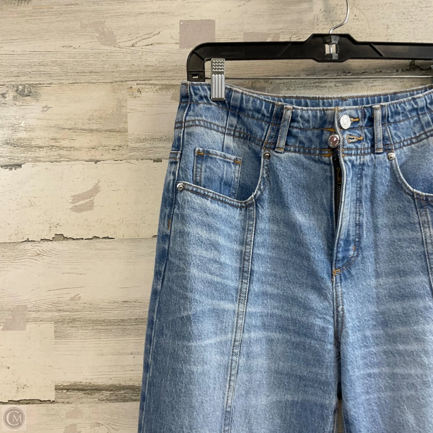 Jeans Wide Leg By Loft In Blue Denim, Size: 6