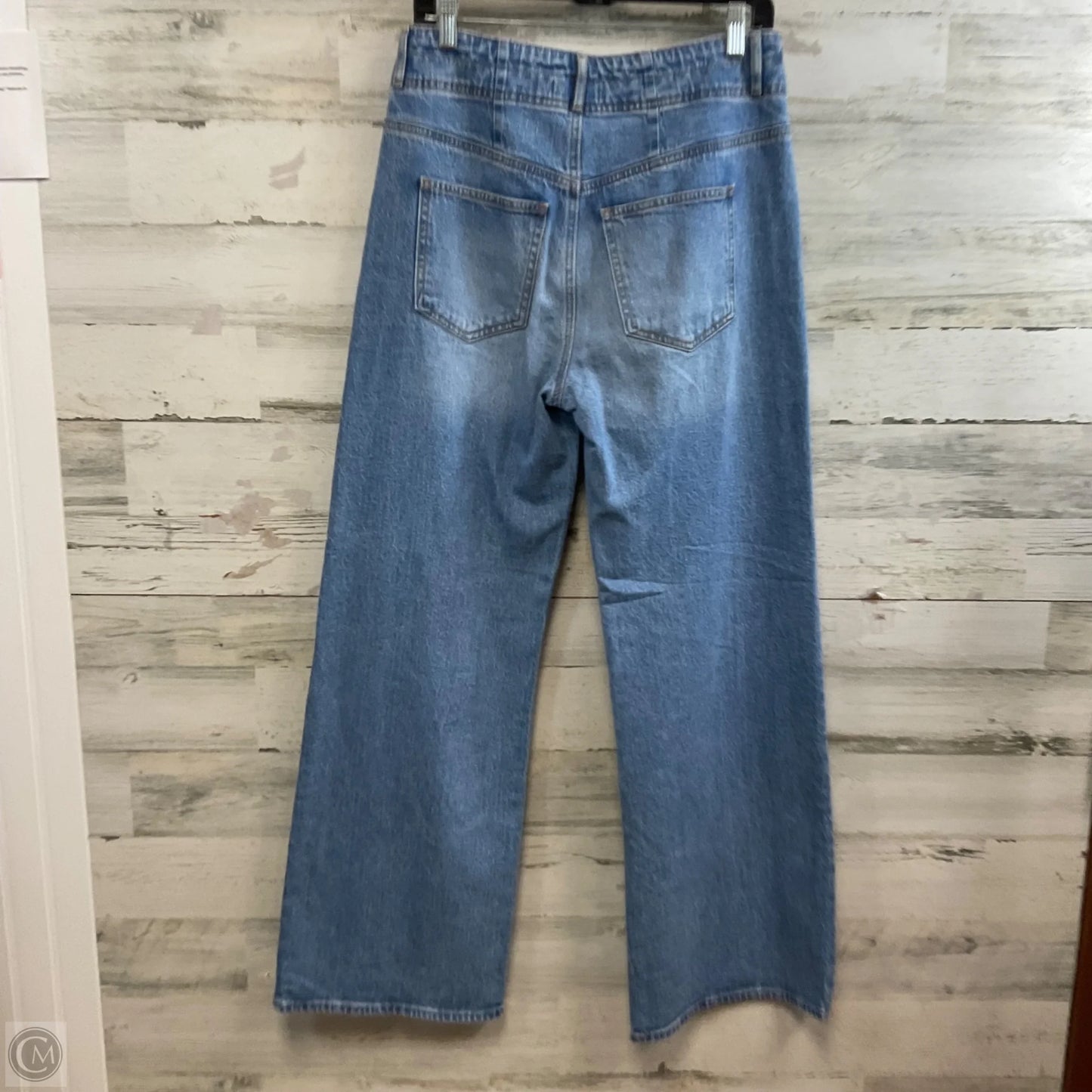 Jeans Wide Leg By Loft In Blue Denim, Size: 6