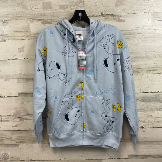 Sweatshirt Hoodie By Peanuts In Blue, Size: Xs