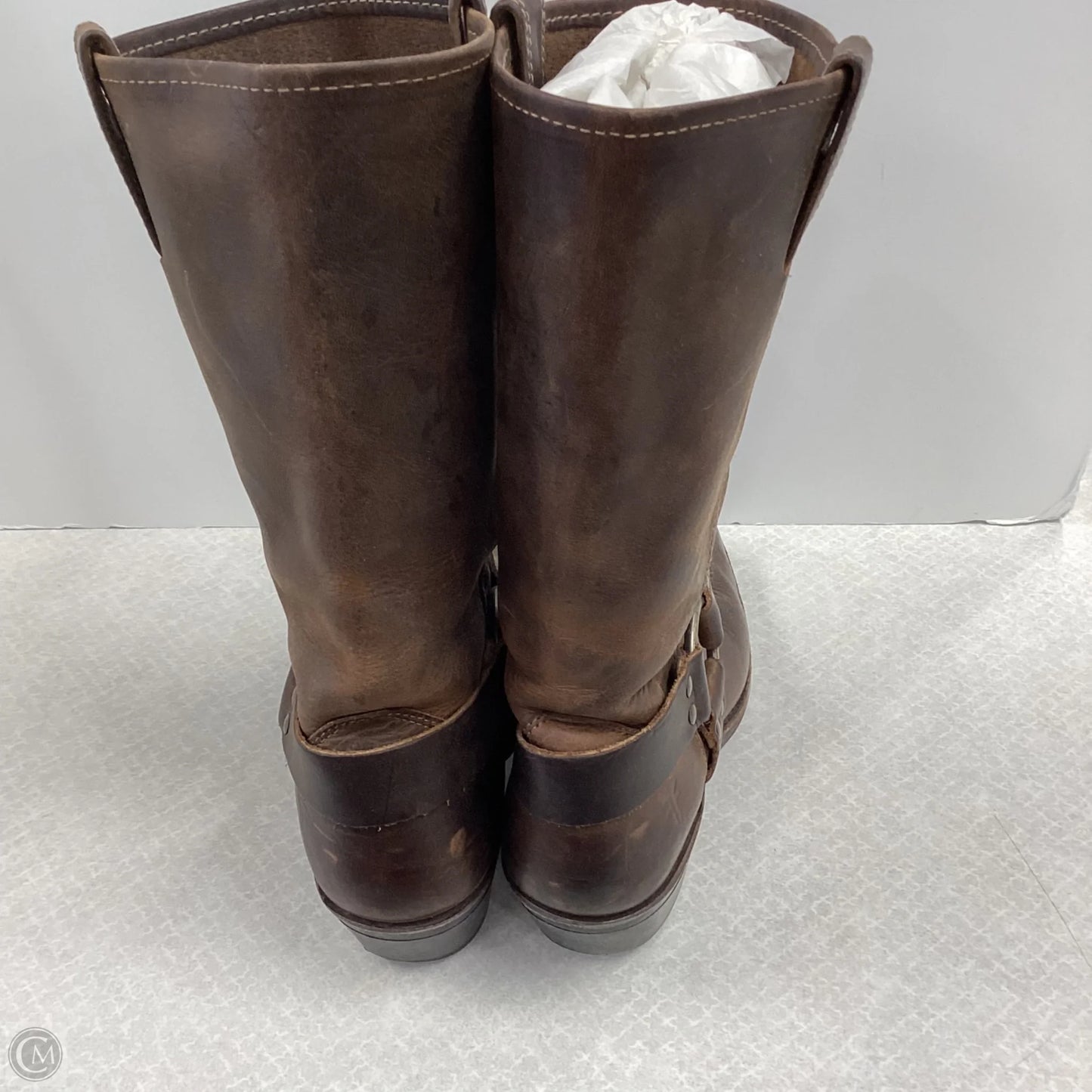 Boots Designer By Frye In Brown, Size: 10
