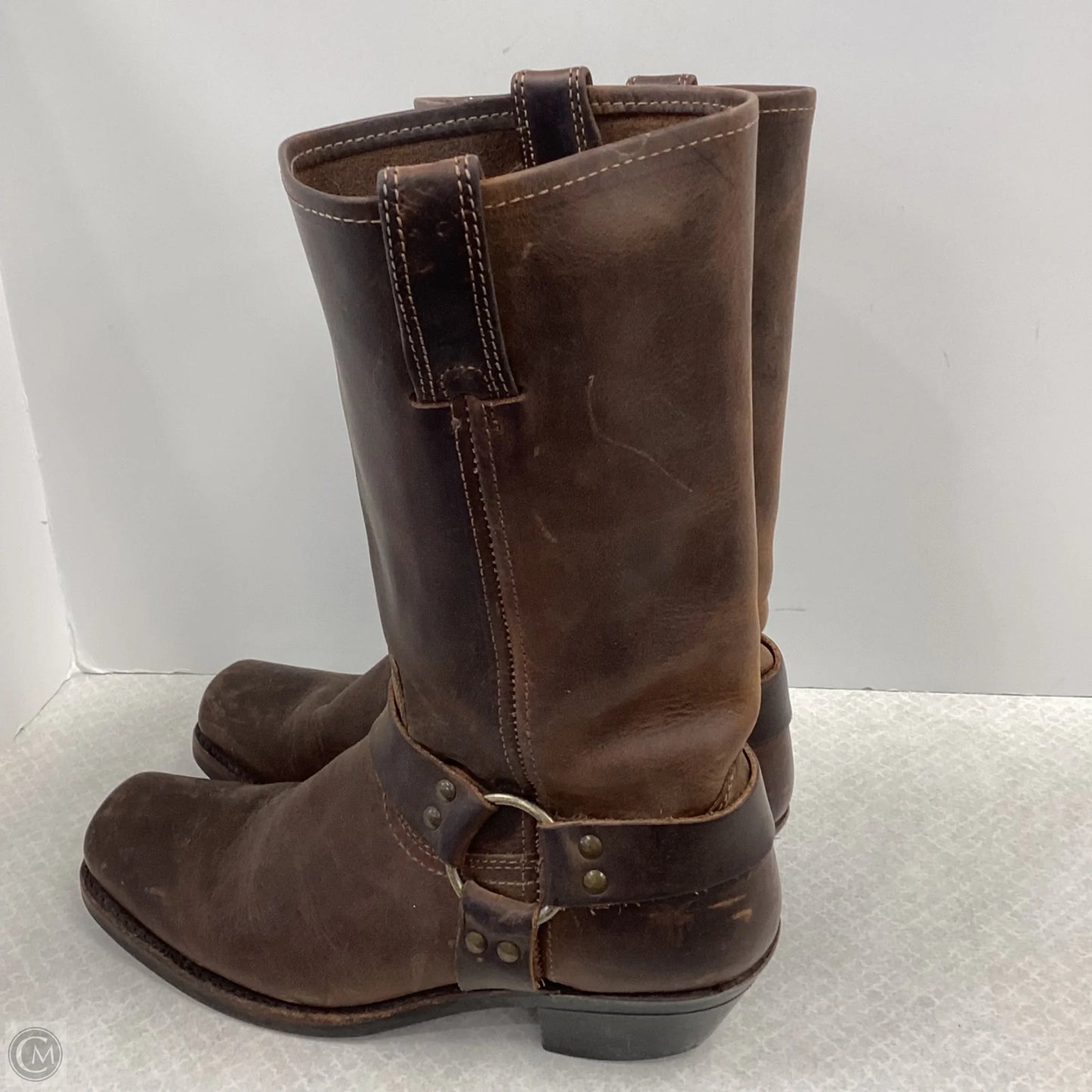 Boots Designer By Frye In Brown, Size: 10