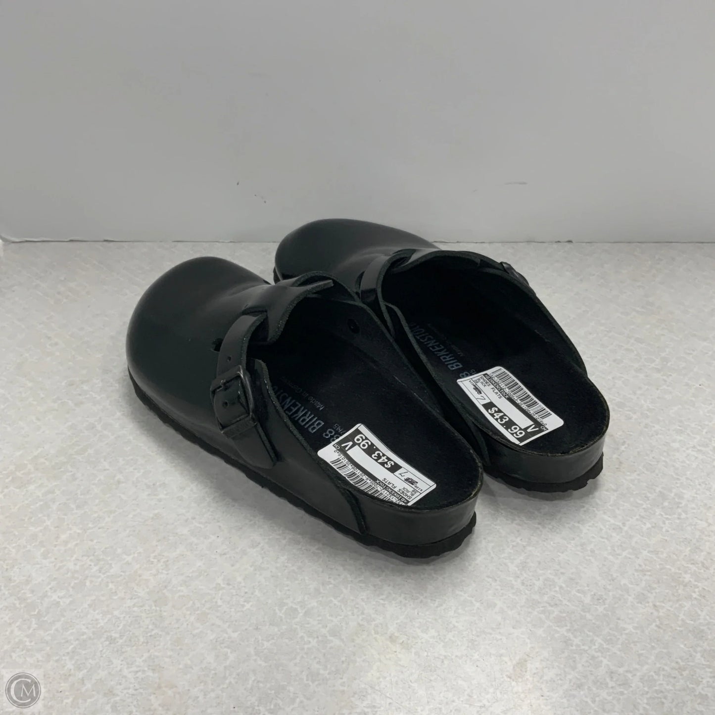 Shoes Flats By Birkenstock In Black, Size: 7.5