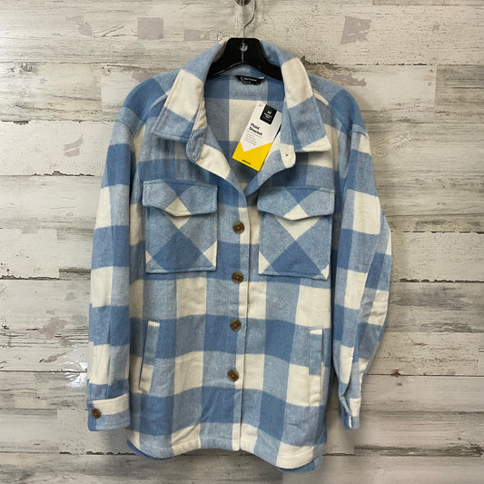 Jacket Shirt By Members Mark In Blue, Size: M