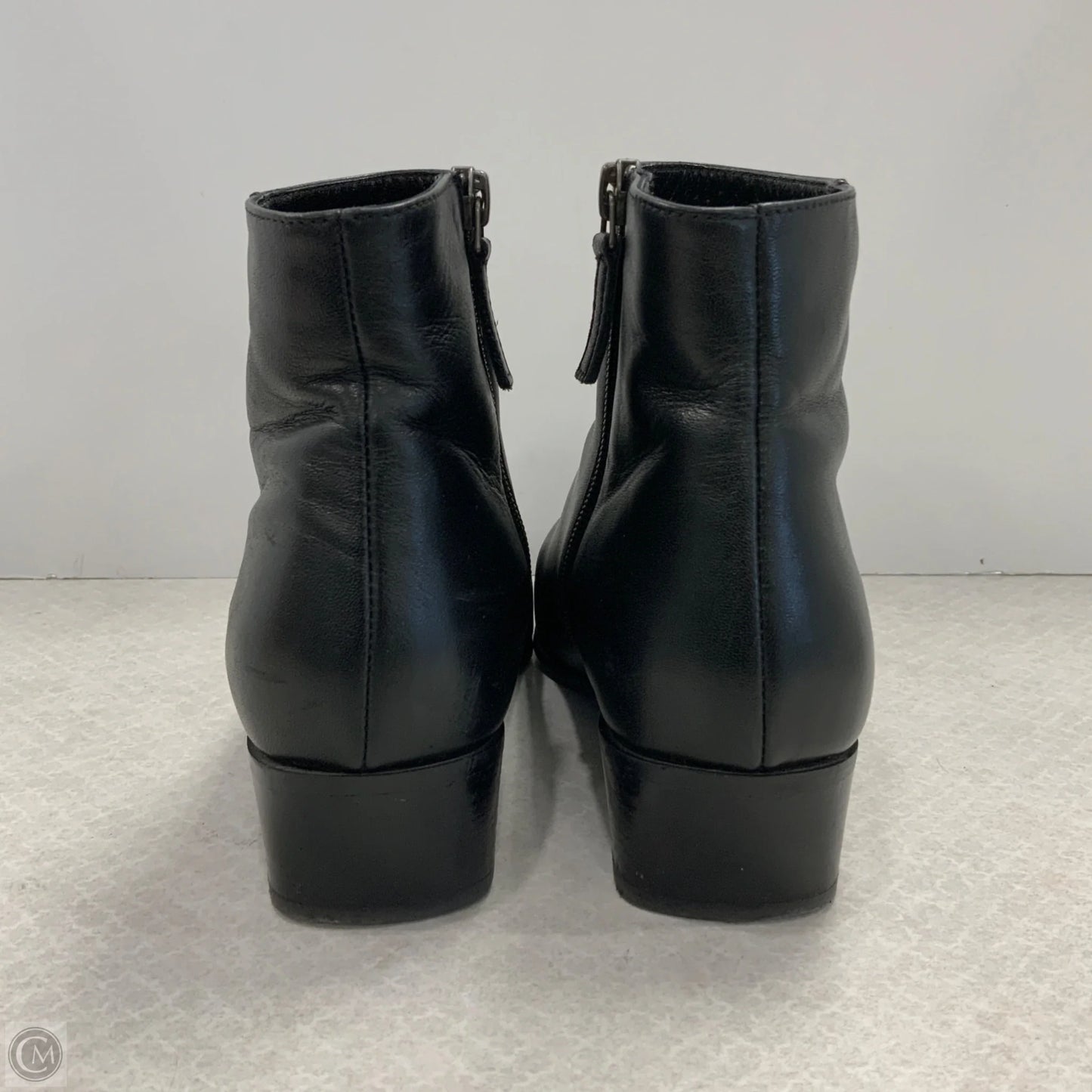 Boots Ankle Heels By Aquatalia In Black, Size: 8.5