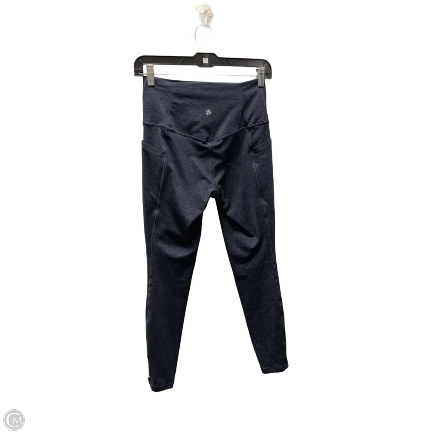 Athletic Leggings By Athleta In Navy, Size: S