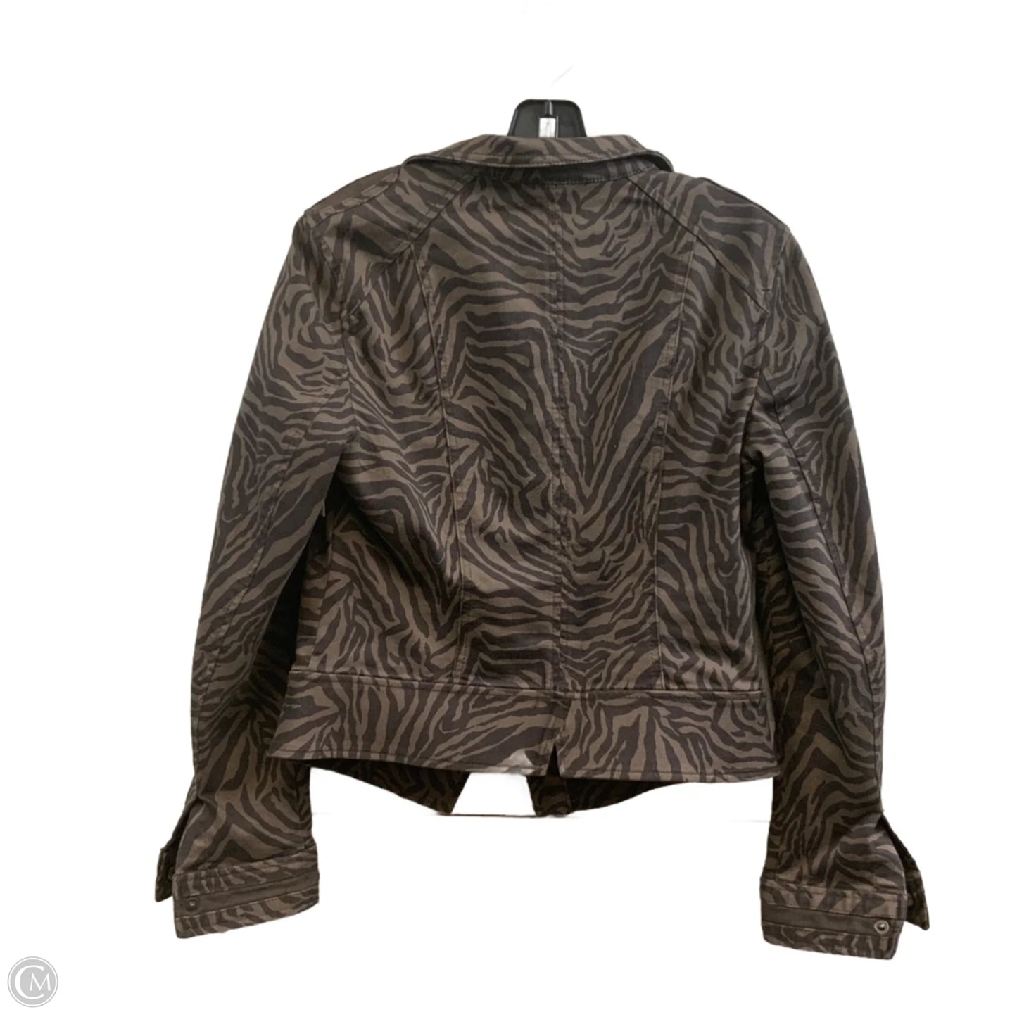 Jacket Denim By White House Black Market In Brown Denim, Size: M