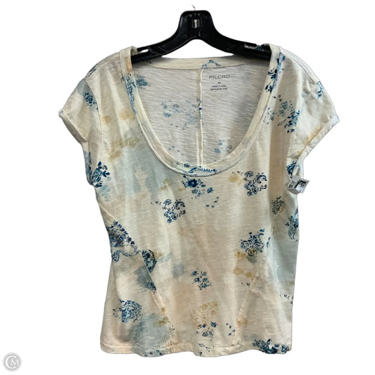 Top Short Sleeve By Pilcro In Cream, Size: Xs