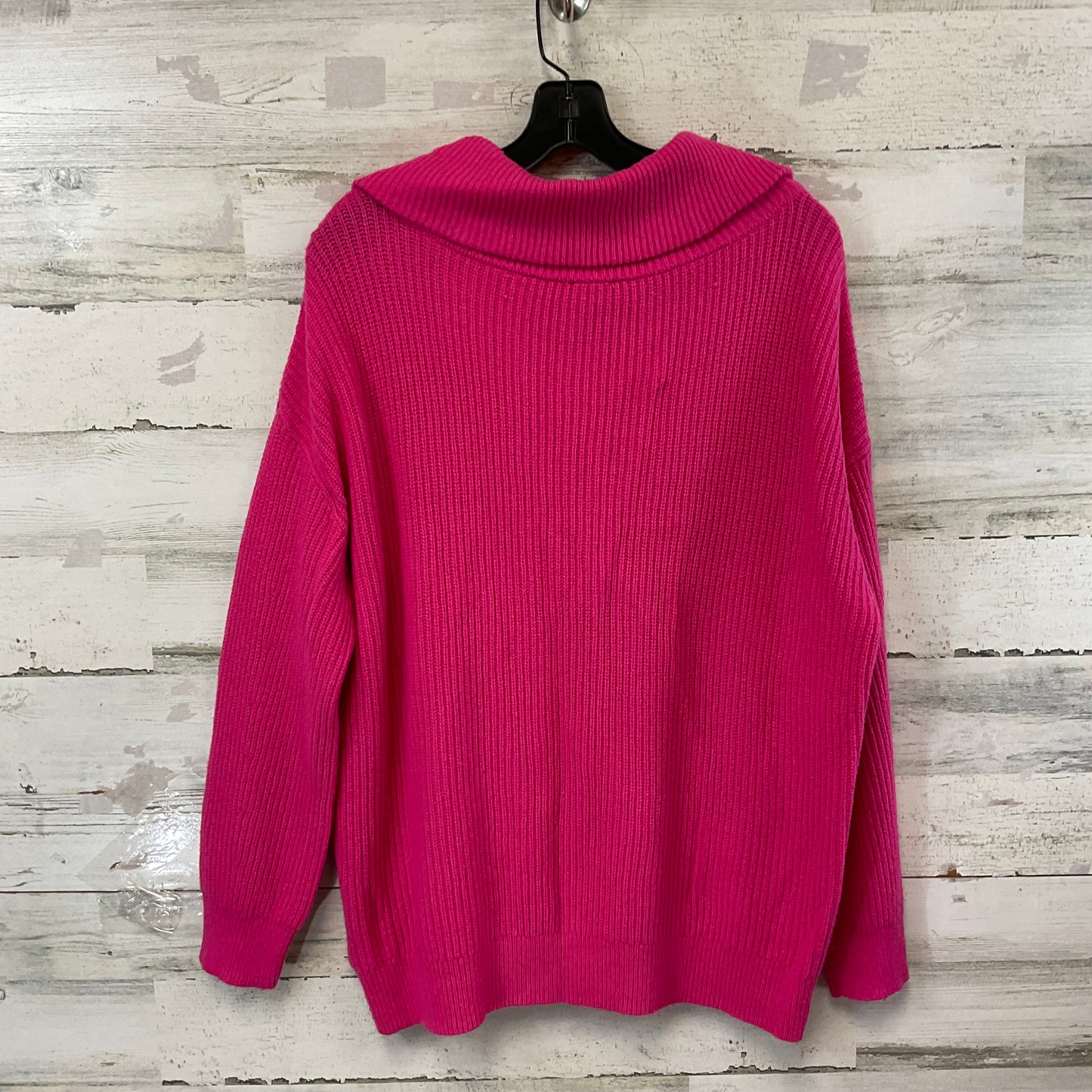 Sweater By Talbots In Pink, Size: 1x