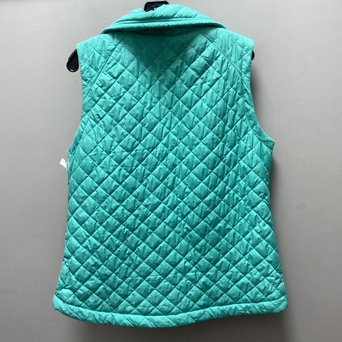 Vest Puffer & Quilted By Talbots In Green, Size: L