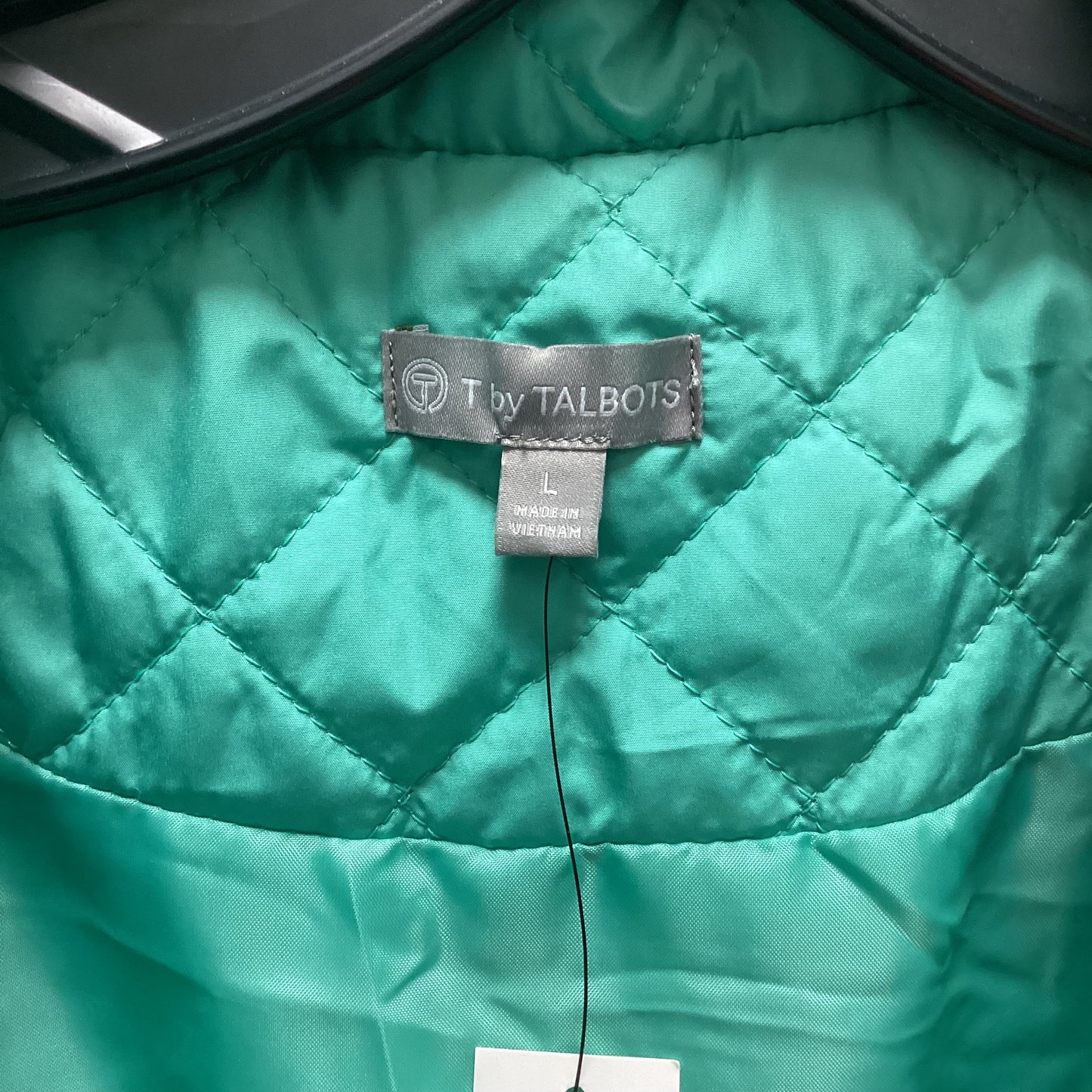 Vest Puffer & Quilted By Talbots In Green, Size: L