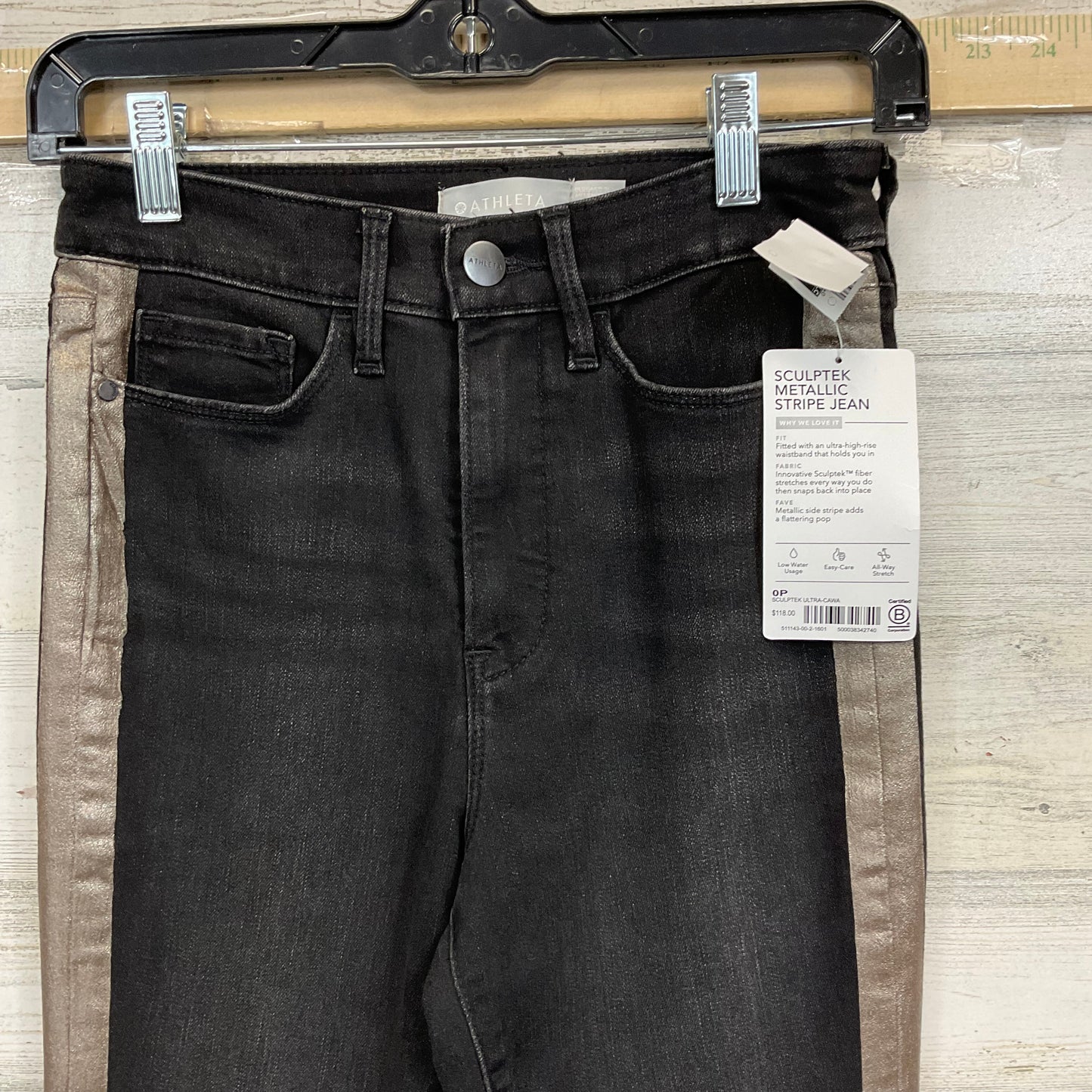 Jeans Skinny By Athleta In Black, Size: 0petite