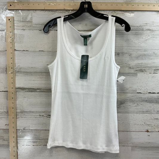 Tank Top By Lauren By Ralph Lauren In White, Size: M