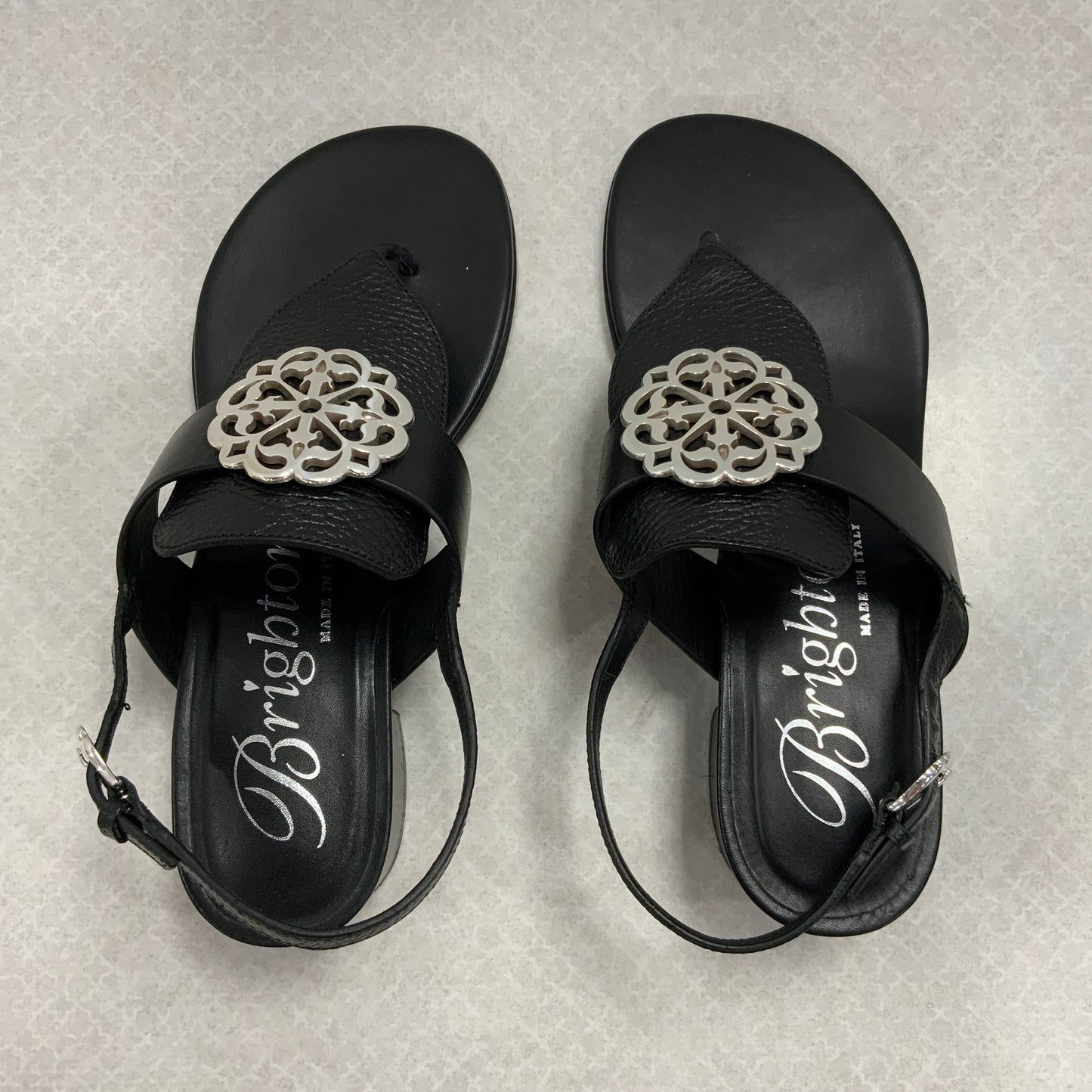 Sandals Heels Block By Brighton In Black, Size: 7.5