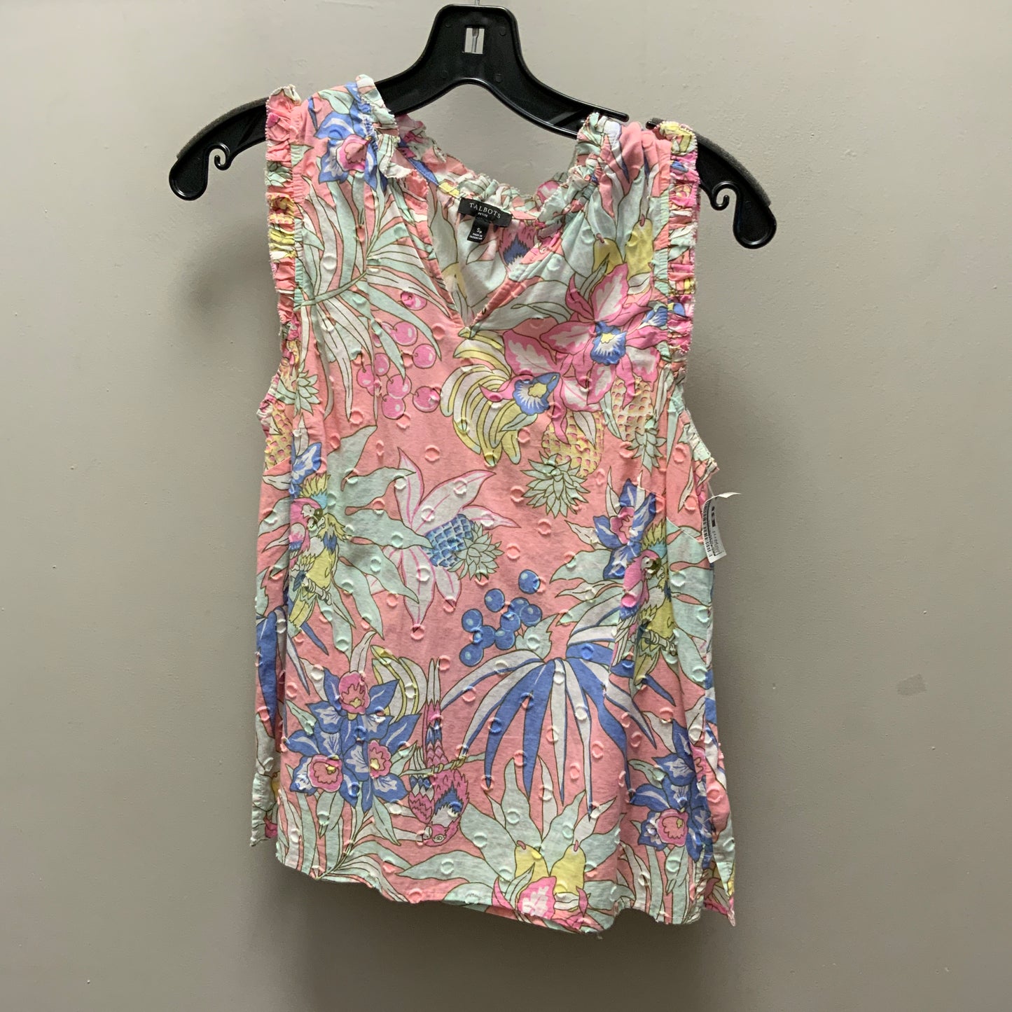 Top Sleeveless By Talbots In Pink, Size: Petite   S