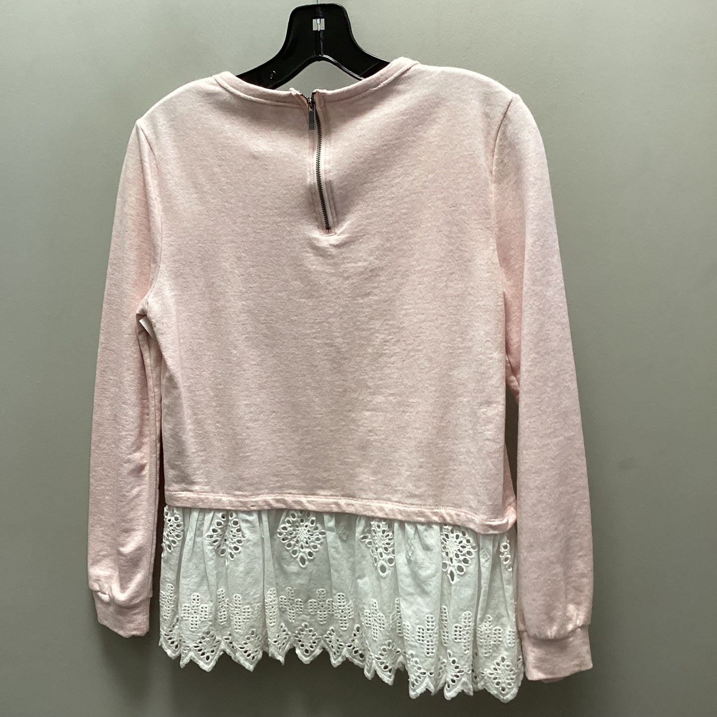 Top Long Sleeve By Marled In Pink, Size: S