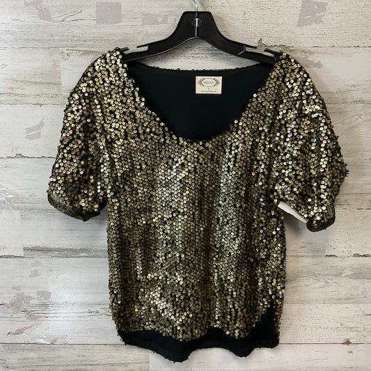 Top Short Sleeve By MIA JOY In Gold, Size: S