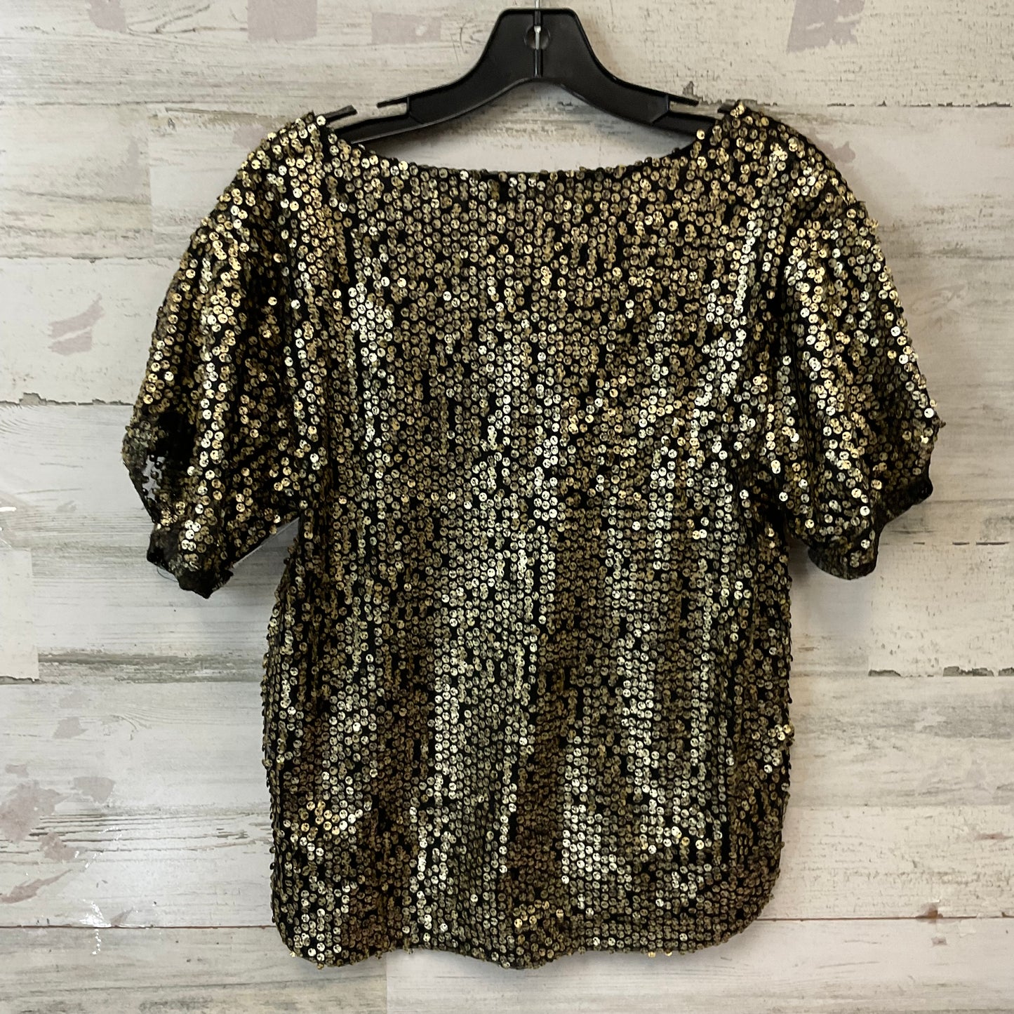 Top Short Sleeve By MIA JOY In Gold, Size: S