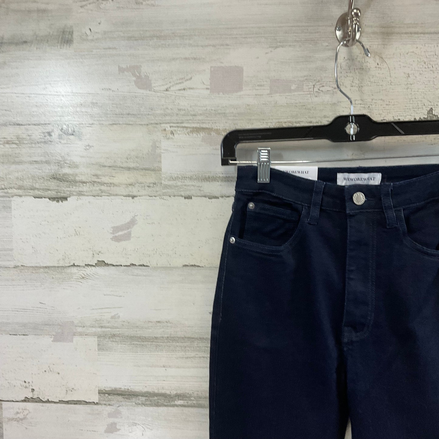 Jeans Flared By WEWOREWHAT In Blue Denim, Size: 4