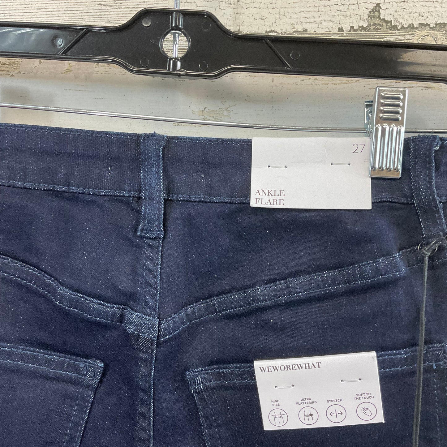 Jeans Flared By WEWOREWHAT In Blue Denim, Size: 4