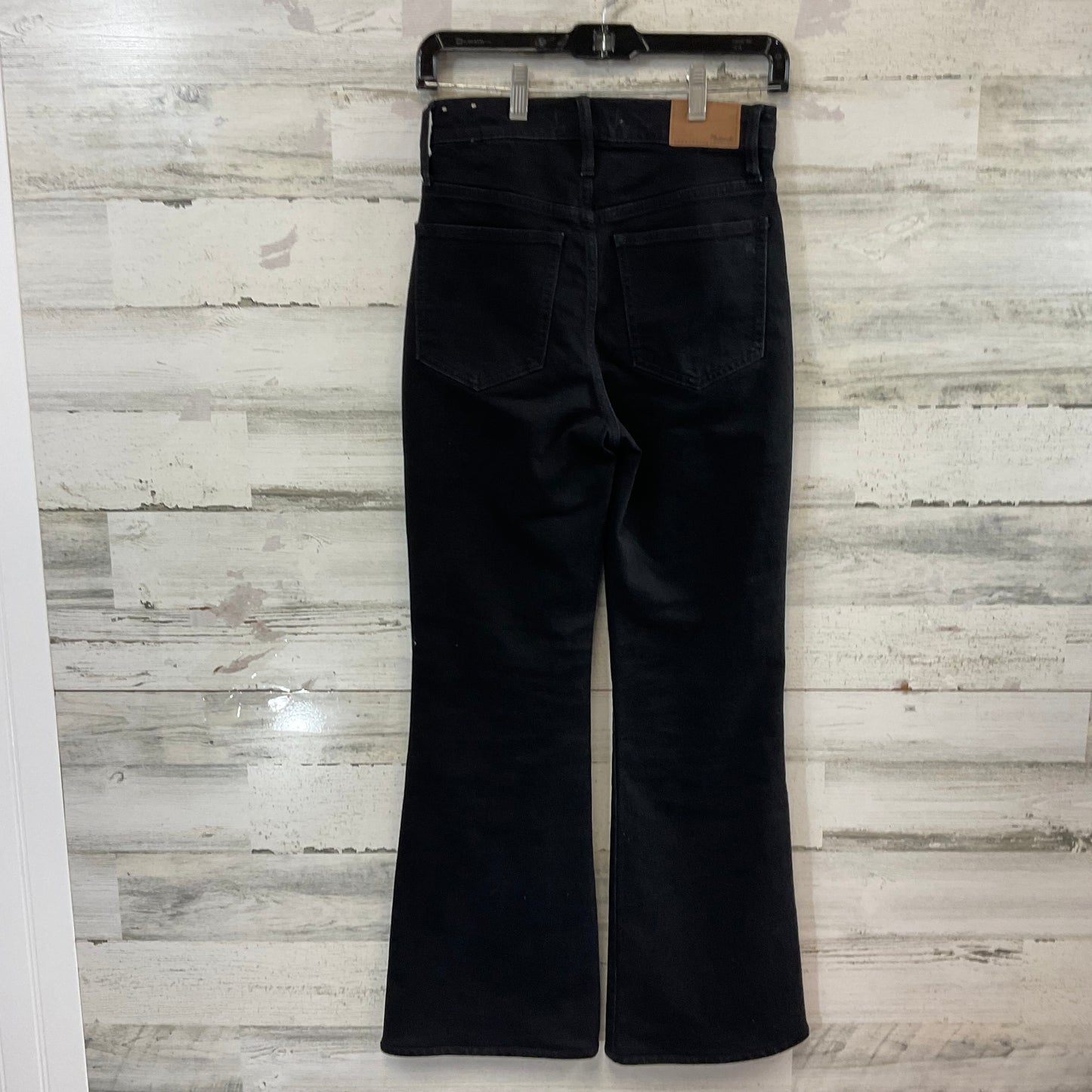 Jeans Flared By Madewell In Black Denim, Size: 00