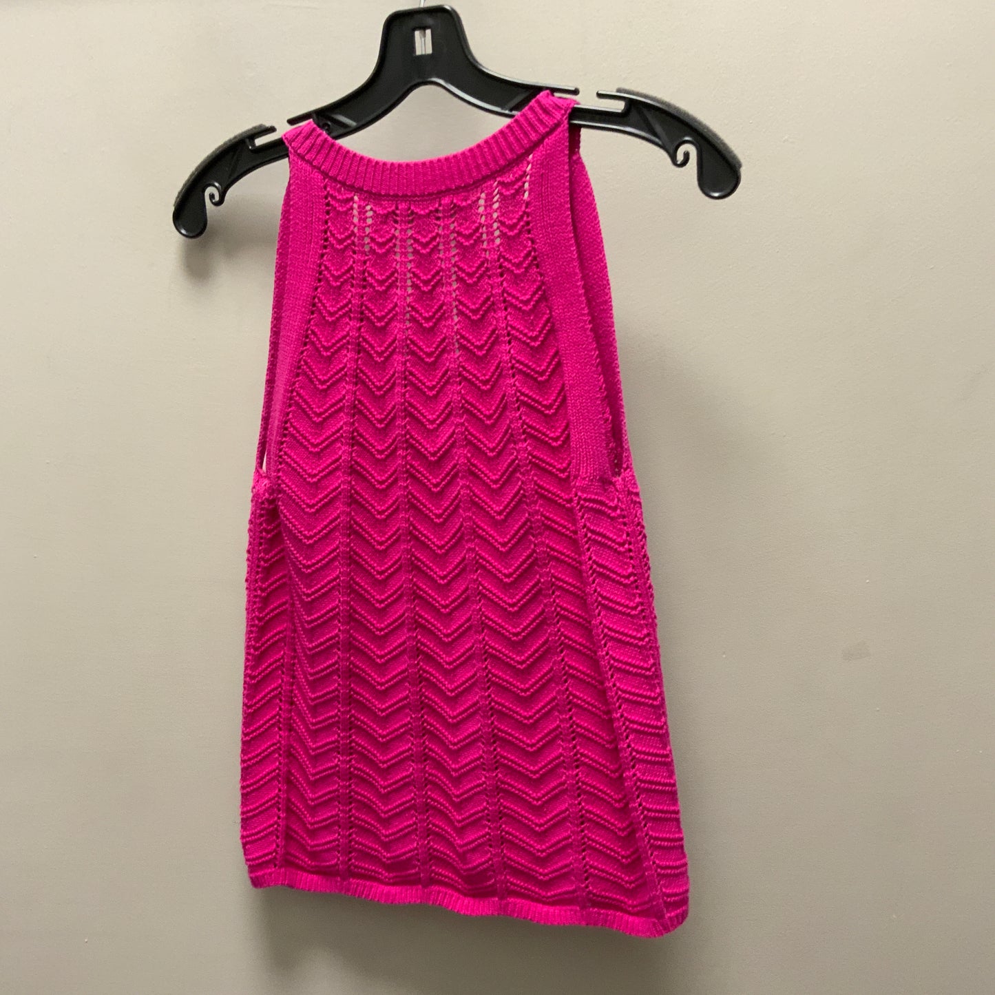 Top Sleeveless By Loft In Pink, Size: Petite   S