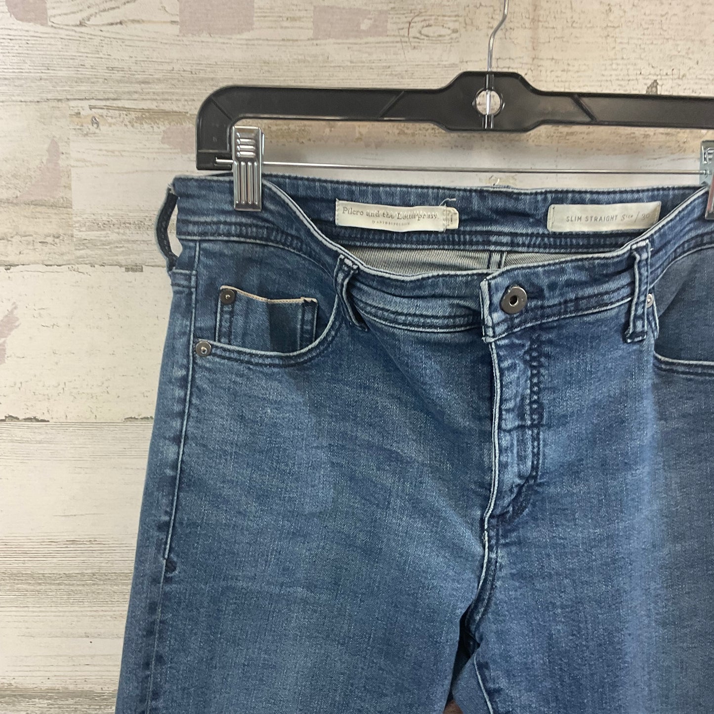 Jeans Straight By Pilcro In Blue Denim, Size: 10