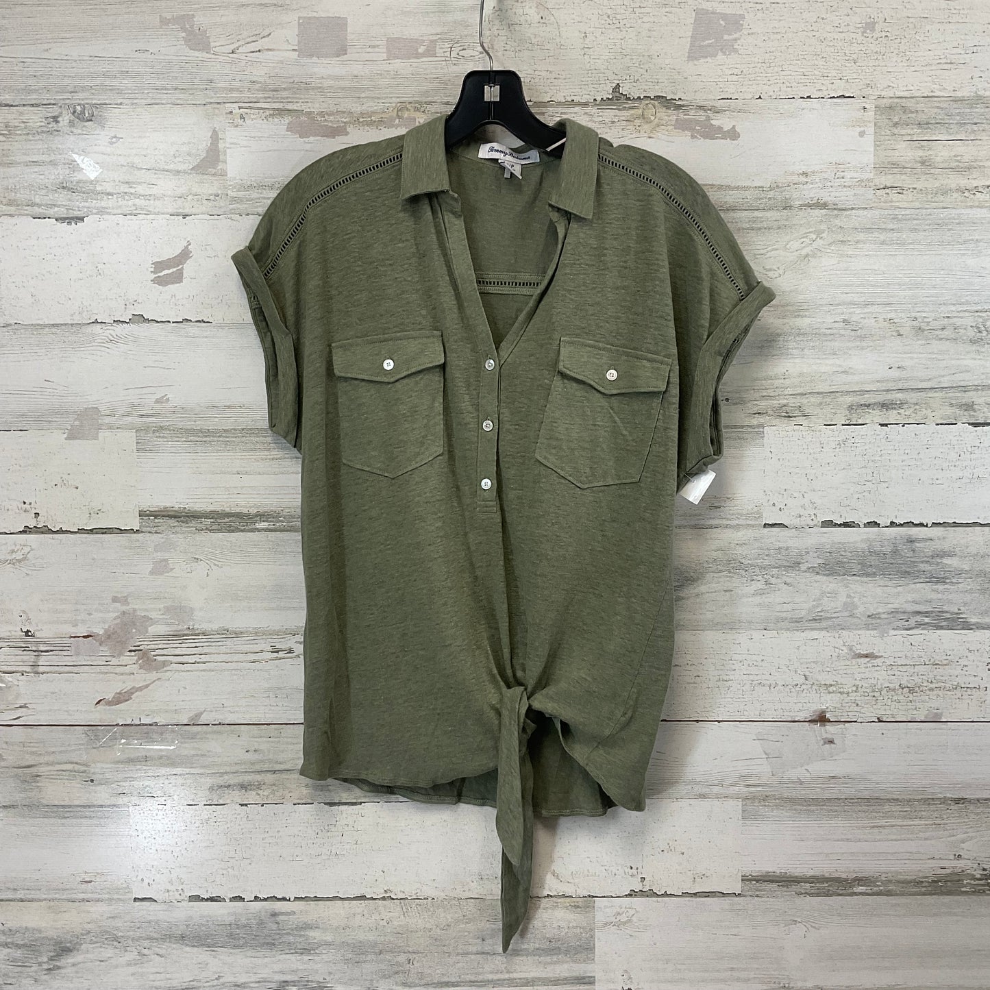 Top Short Sleeve By Tommy Bahama In Green, Size: S