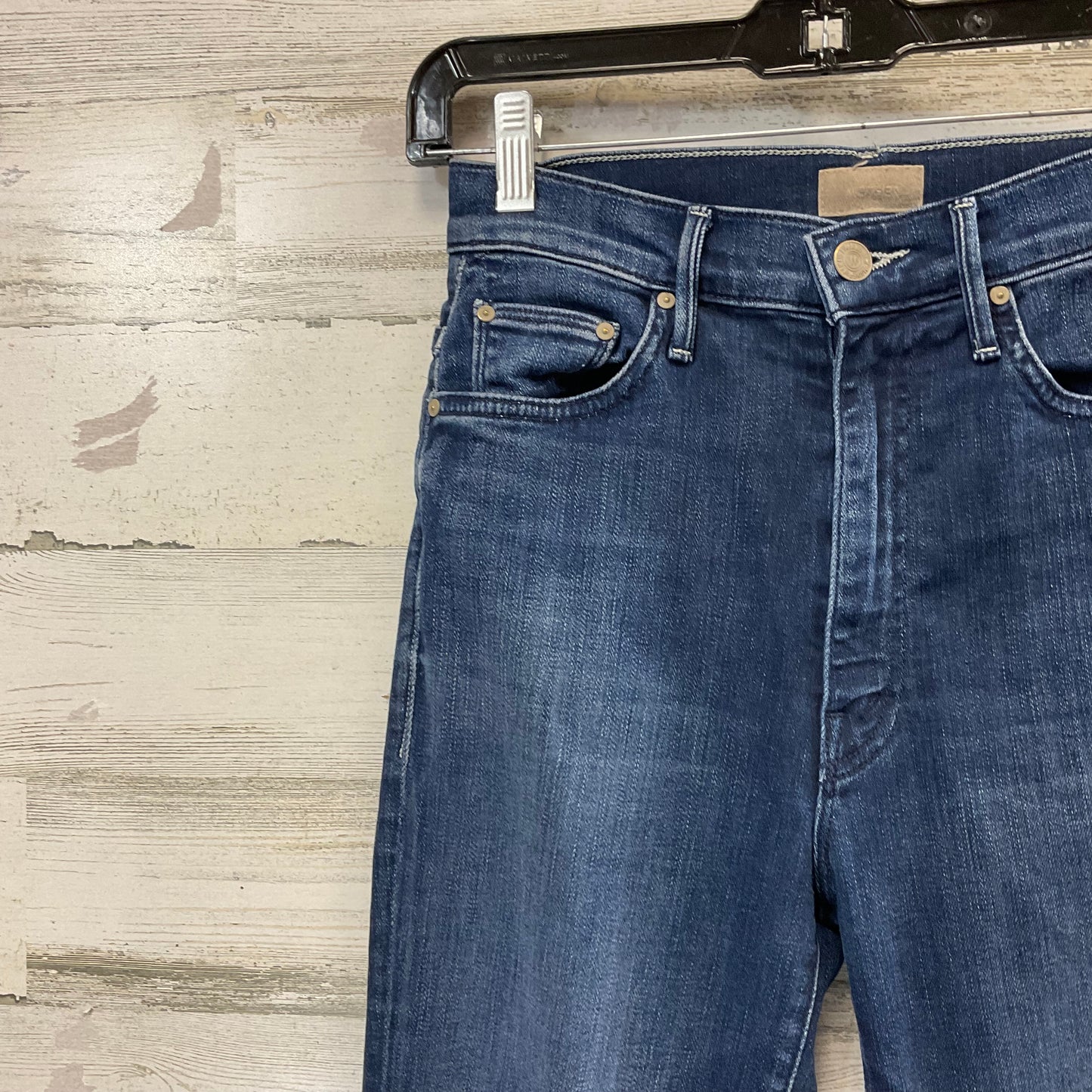 Jeans Skinny By Mother In Blue Denim, Size: 2